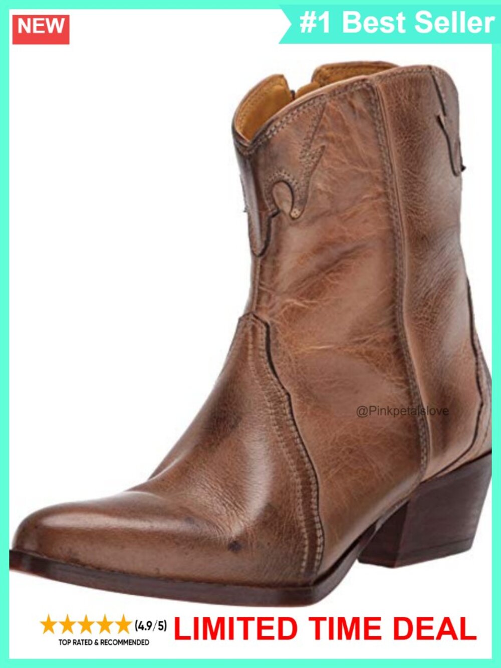 Free People New Frontier Western Ankle Boot